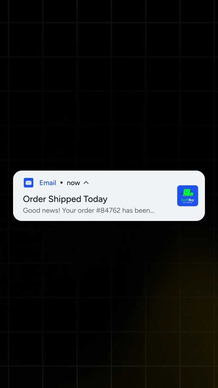 Android Phone Notification - After Effects template preview image