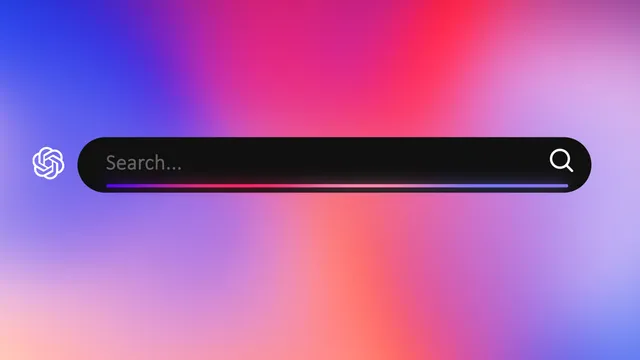 ChatGPT Logo Search Bar - Drag and Drop template preview image