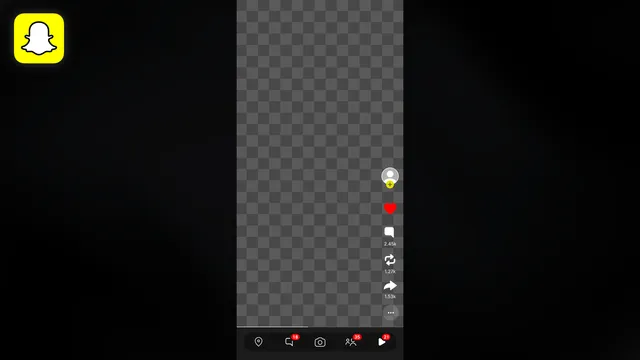 Snapchat Spotlight Screen Frame - Drag and Drop template preview image