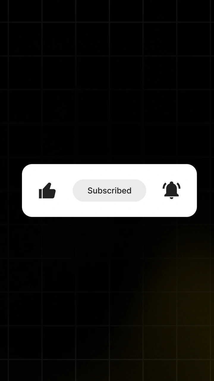 YouTube Like Subscribe and Bell Notification - After Effects template preview image