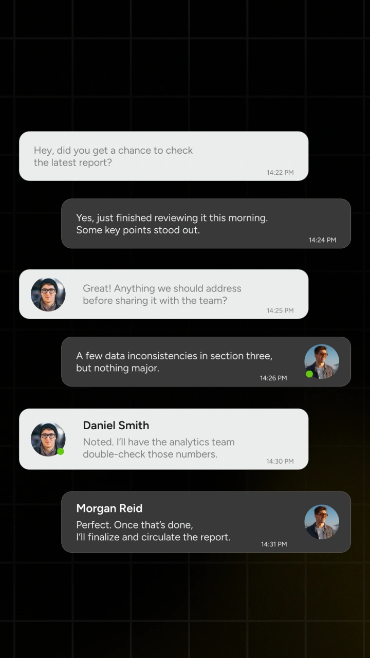 Modular Message Notification - After Effects template preview image