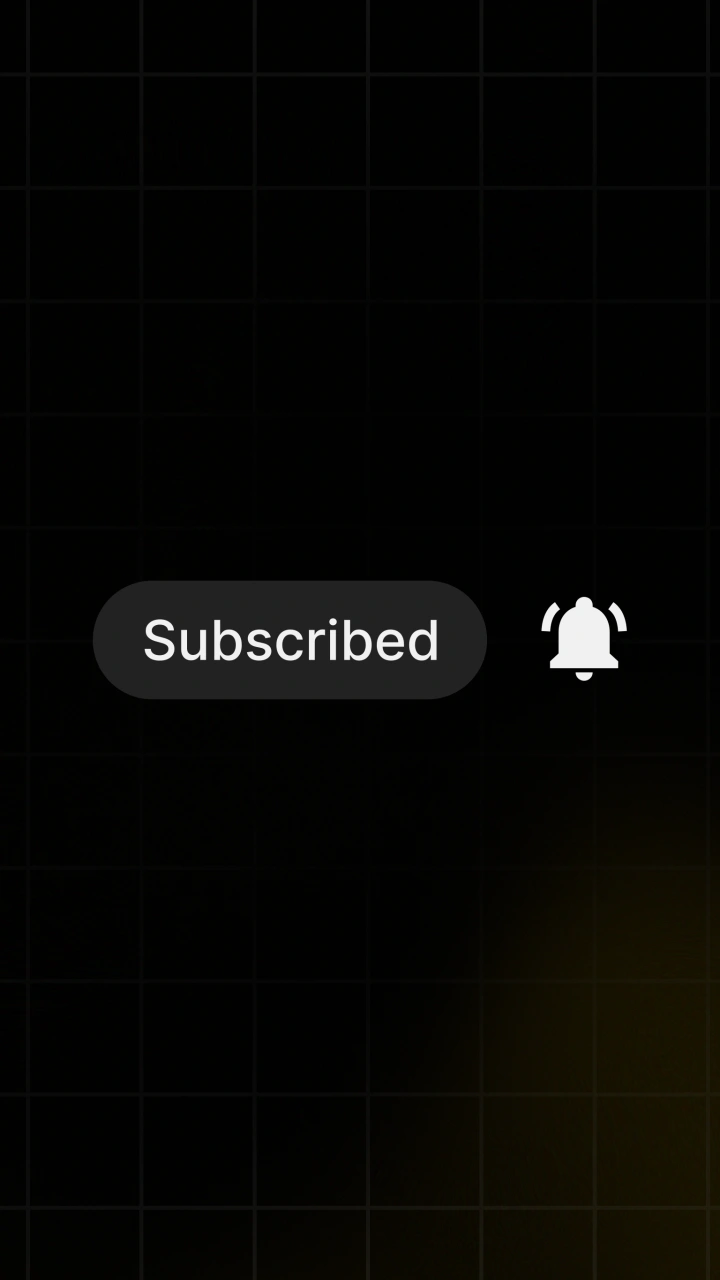 YouTube Subscribe and Bell Notification Overlay - After Effects template preview image