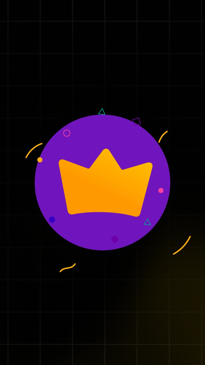 Premium Membership Crown With Burst - After Effects template preview image