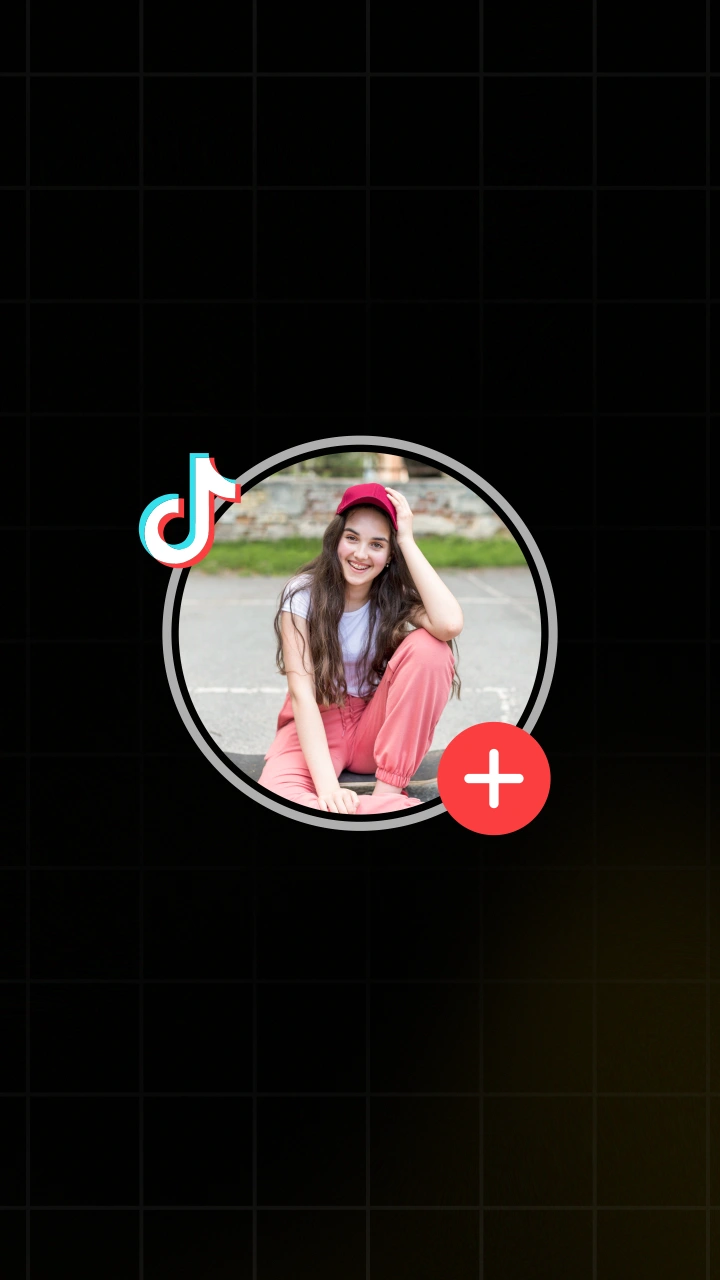 TikTok Profile Picture Follow, Following 2 - After Effects template preview image