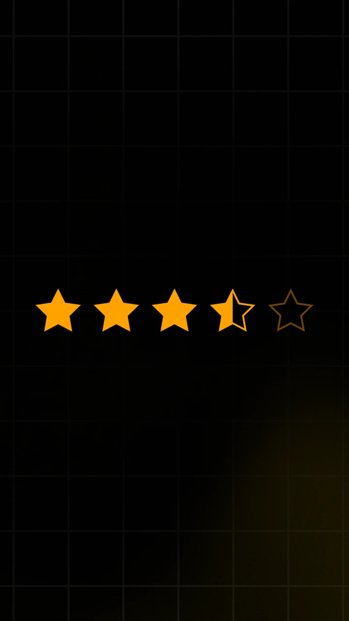 Outline Star Rating With Cursor Click - After Effects template preview image