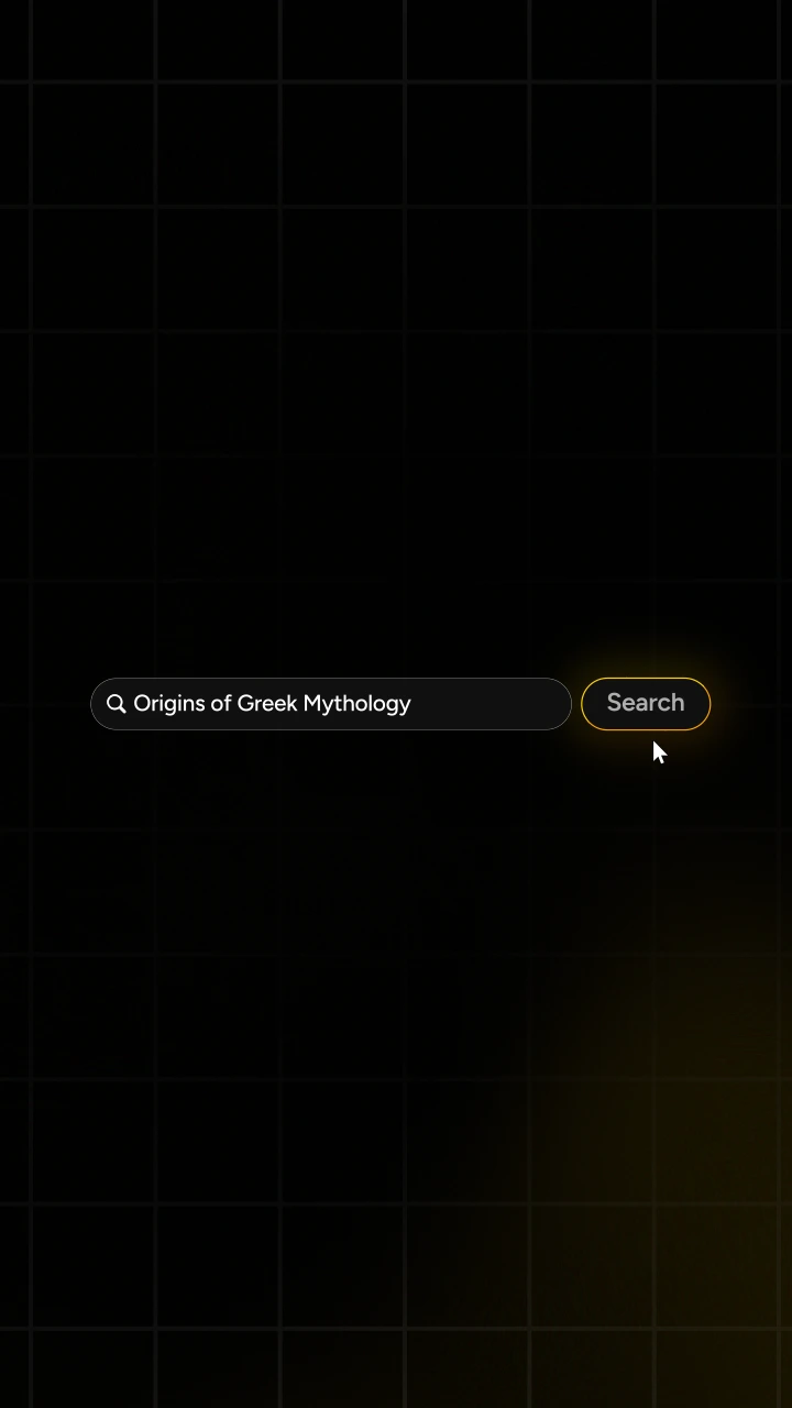 Search Bar with CTA button Click - After Effects template preview image