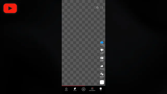 YouTube Shorts Screen Frame - Drag and Drop template preview image