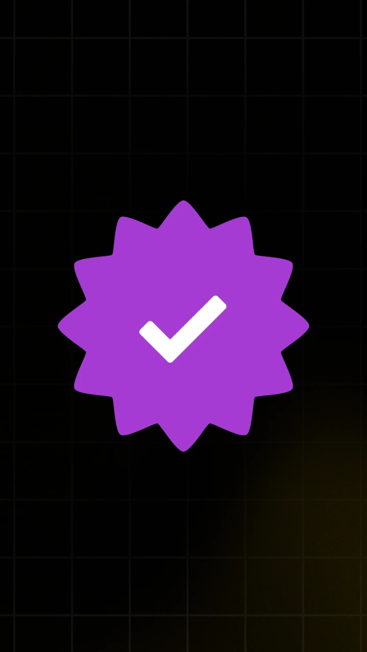 Verified Tick Badge 2 - After Effects template preview image