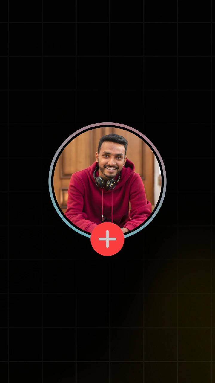 TikTok Profile Picture Follow, Following - After Effects template preview image