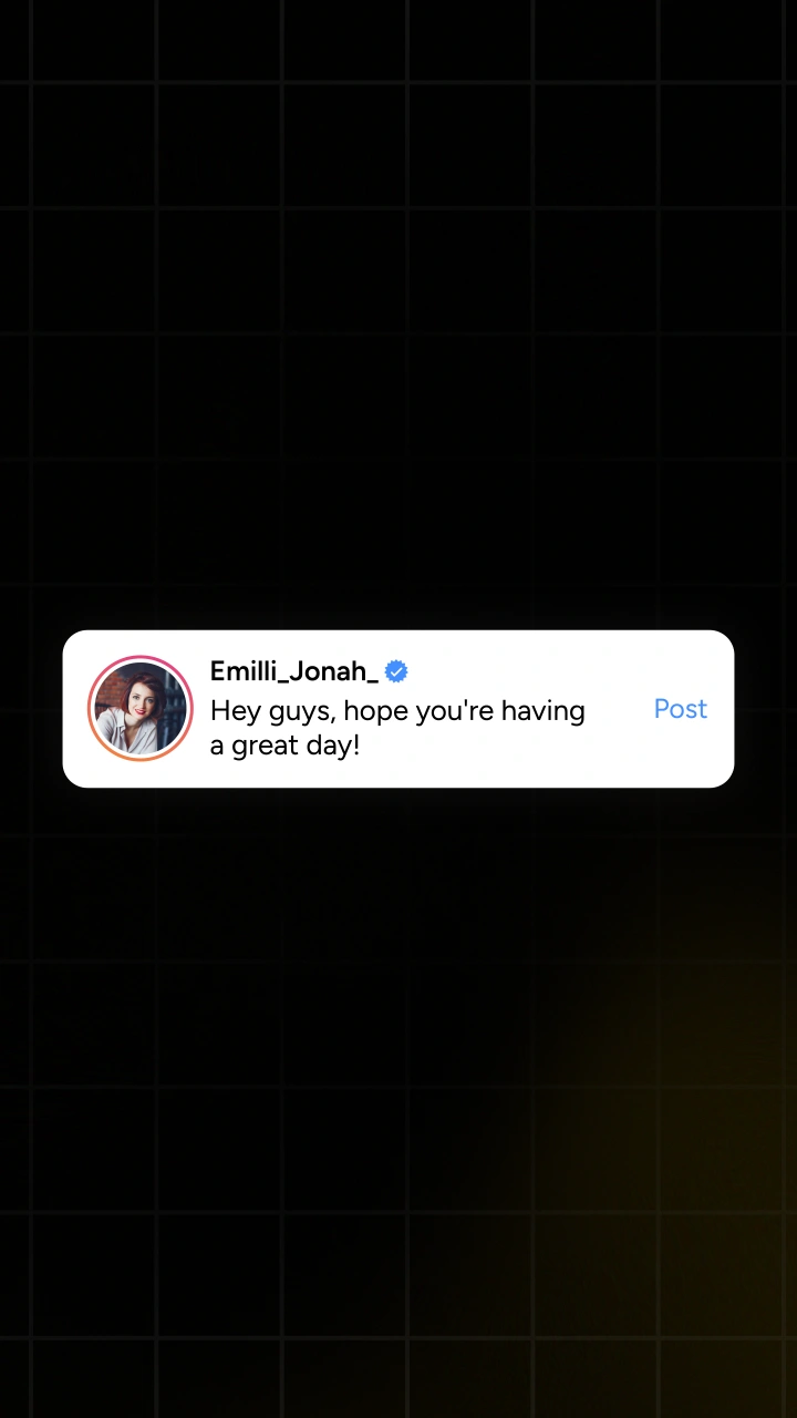 Instagram Comment - After Effects template preview image