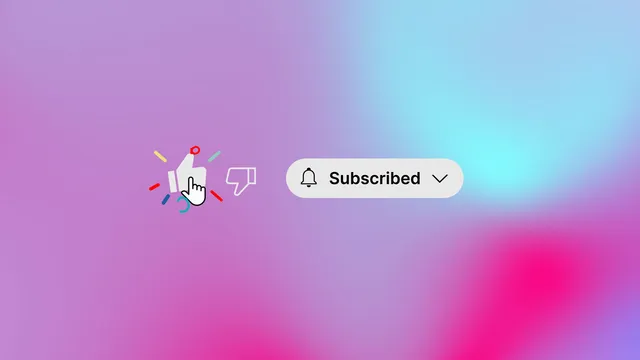 Like Subscribe Button Click - Drag and Drop template preview image