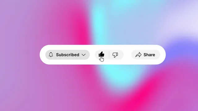 Subscribe Like Share Button Click - Drag and Drop template preview image