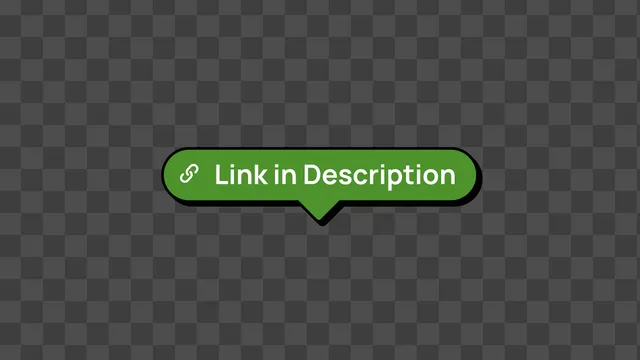 Green Hard Shadow Speech Bubble - Drag and Drop template preview image