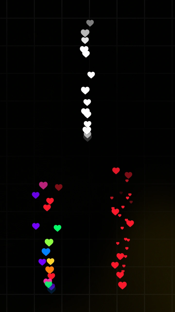 Live Floating Like Icons - After Effects template preview image