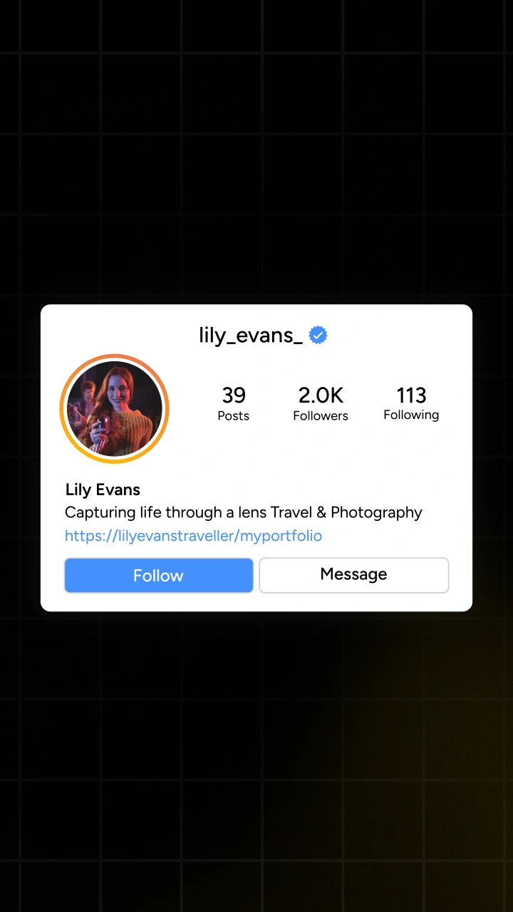 Instagram Profile Follow Reminder - After Effects template preview image