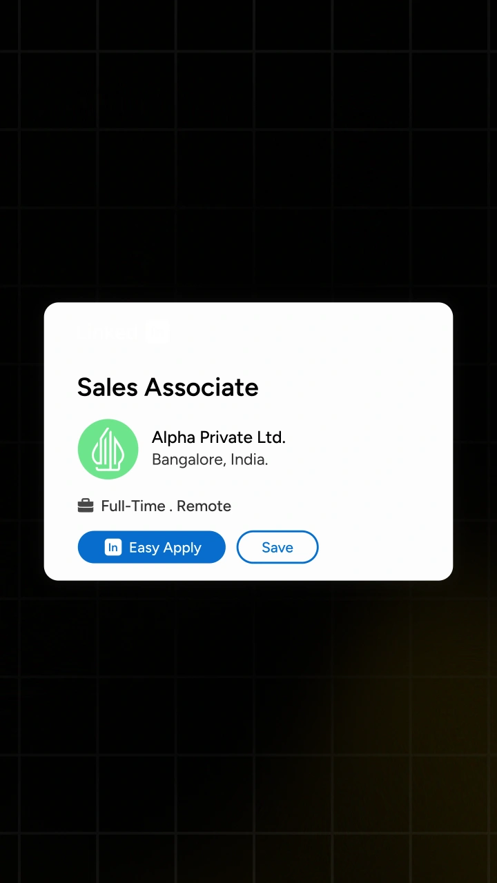 LinkedIn Job Alert - After Effects template preview image