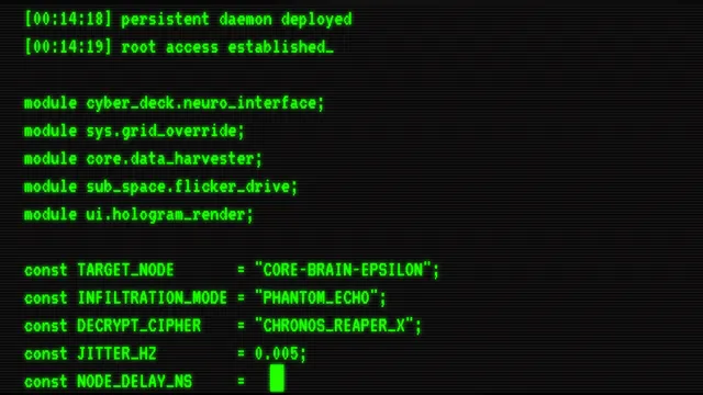 Hacker Console Typewriter - DaVinci Resolve template preview image