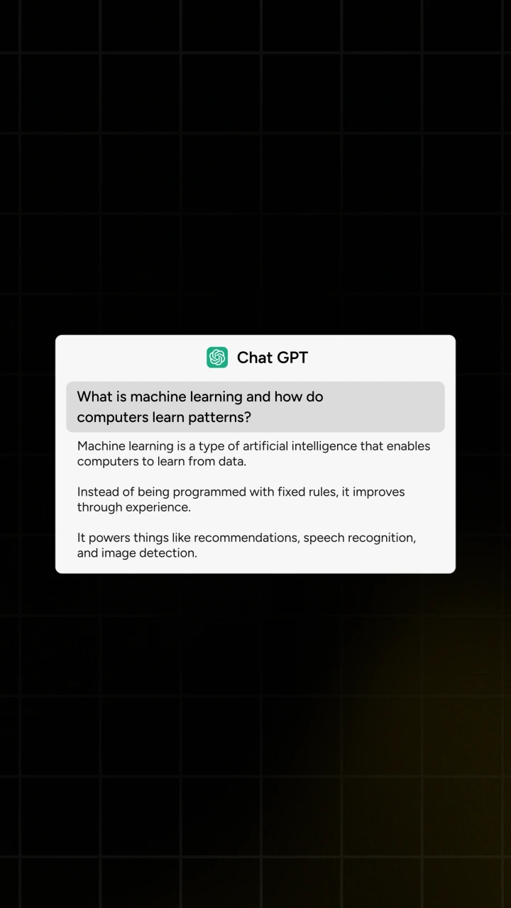 ChatGPT Typing Question and Answer 4 - After Effects template preview image