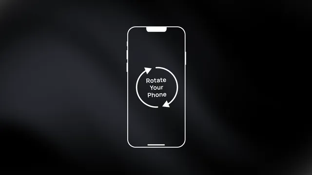 Rotate Your Phone Mobile Animation - Drag and Drop template preview image