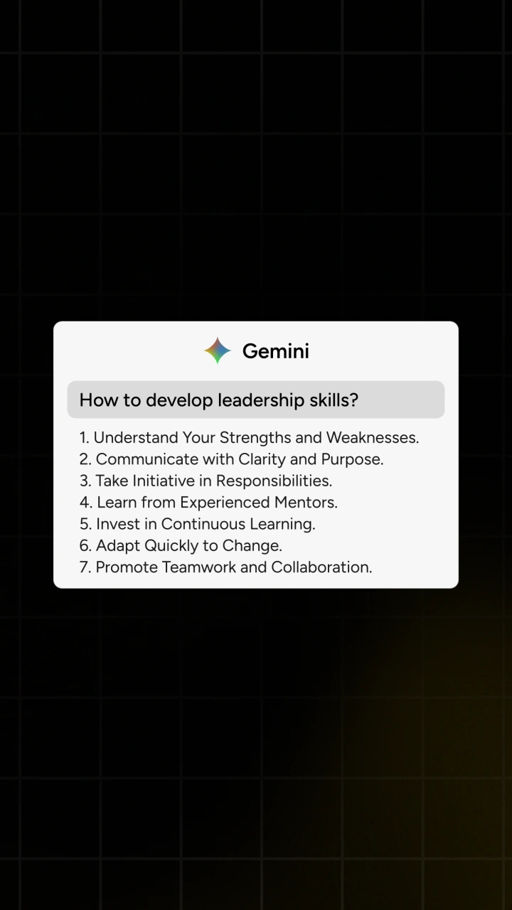 Gemini Typing Question and Answer 4 - After Effects template preview image