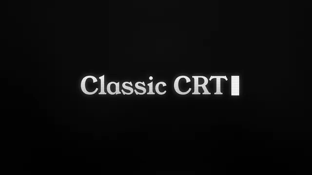 Classic CRT Typewriter - After Effects template preview image