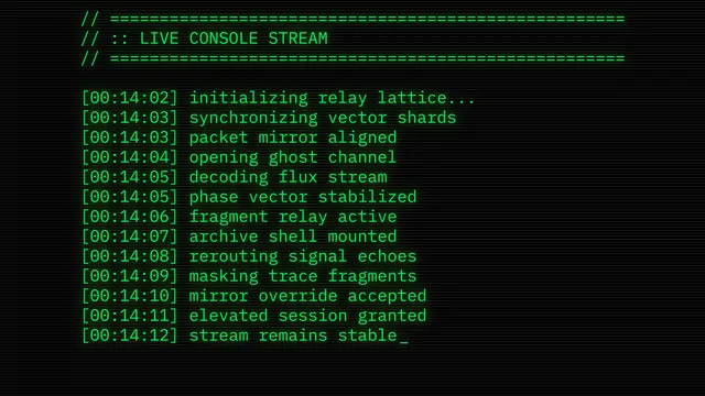 Hacker Console Typewriter - After Effects template preview image